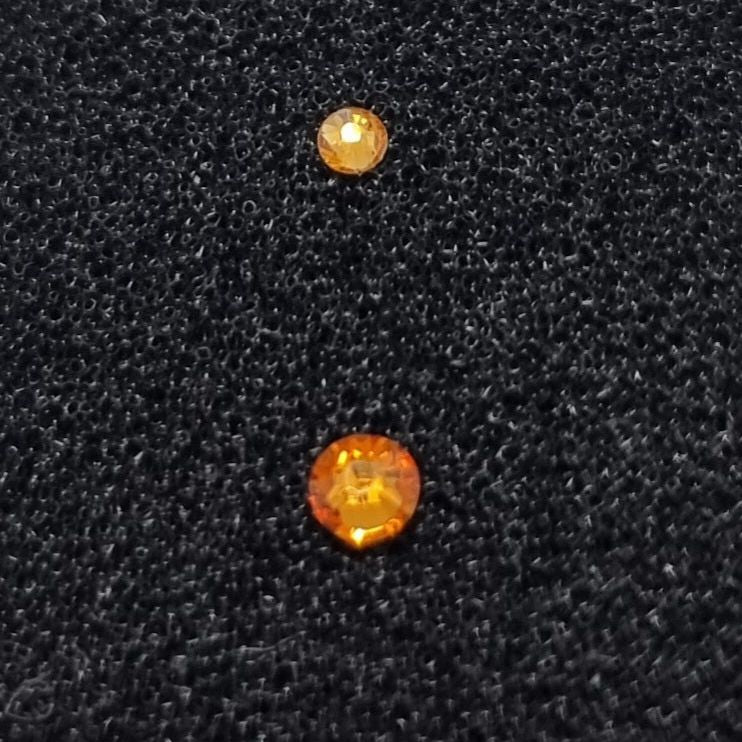 Orange Crystal Tooth Gems