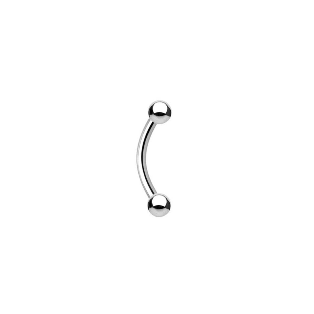 Classic Ball Titanium Curved Barbell.