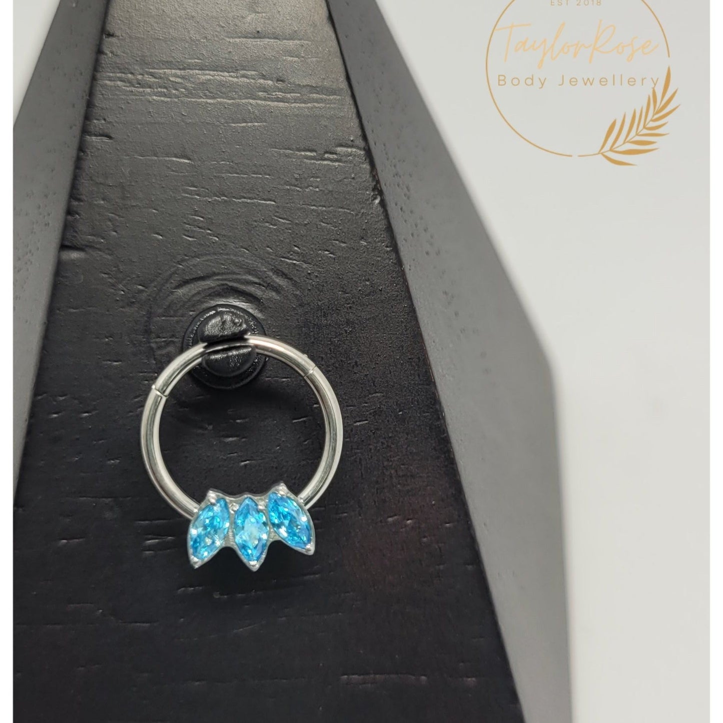 Marquise Cubic Zirconia Hinged Ring