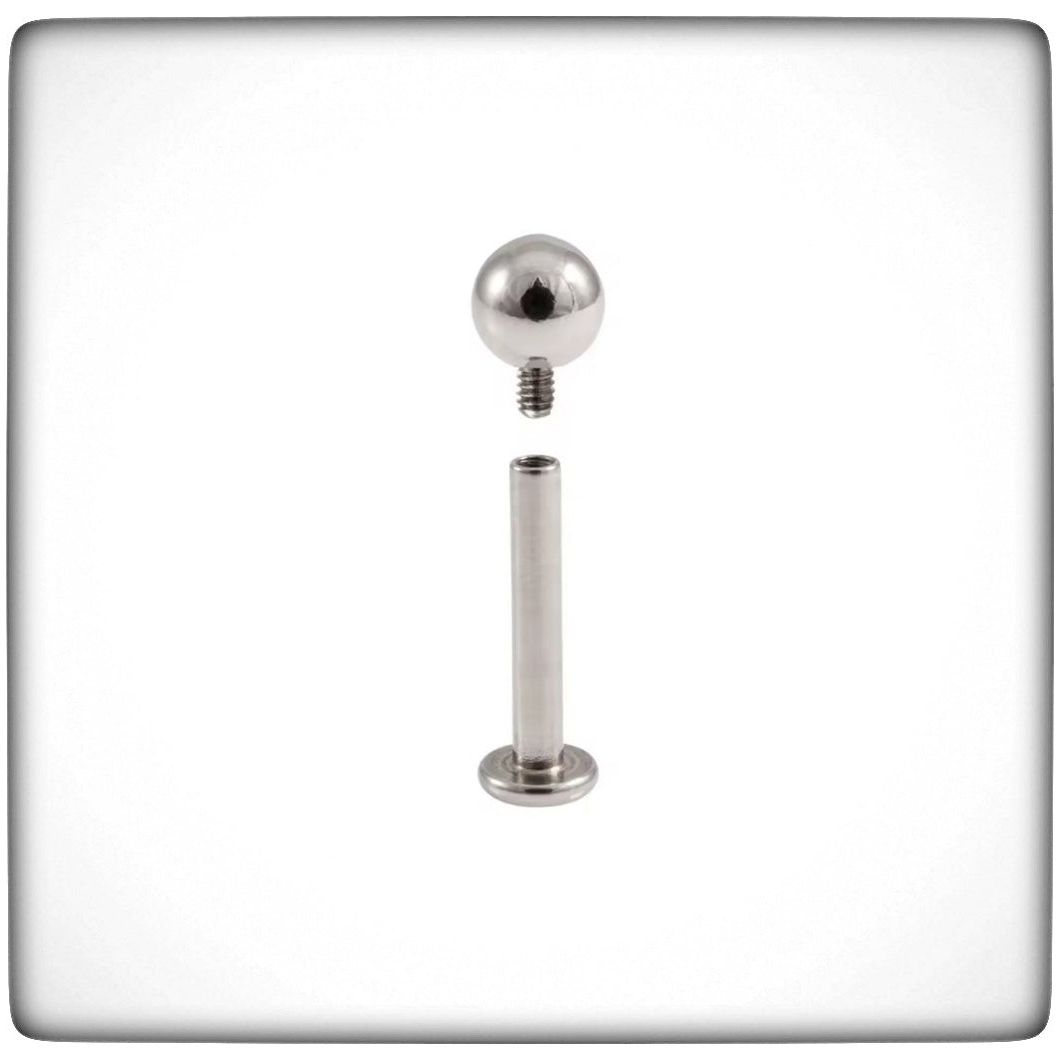 *Titanium Ball Labret
