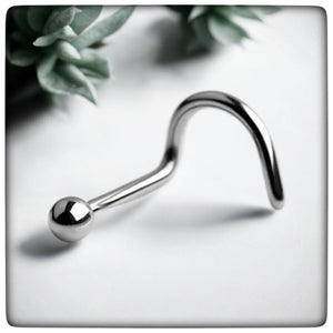 *Classic Ball Titanium Nostril Screw Stud