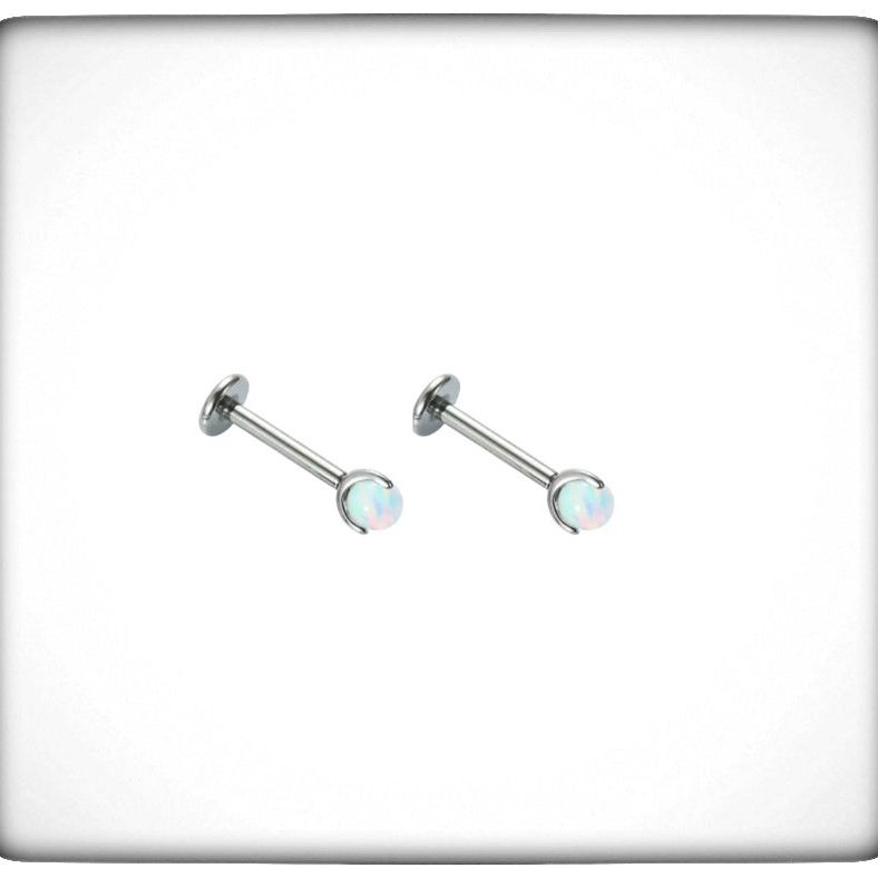 *Titanium & White Opal