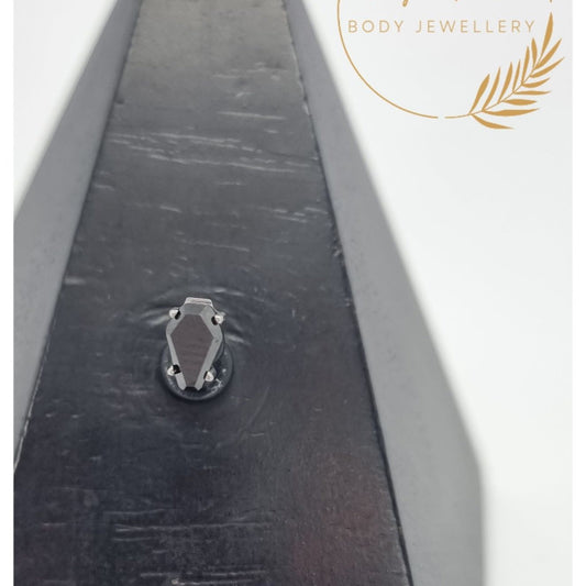 Black Crystal Coffin
