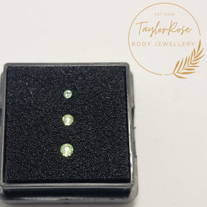 Peridot Crystal Tooth Gem