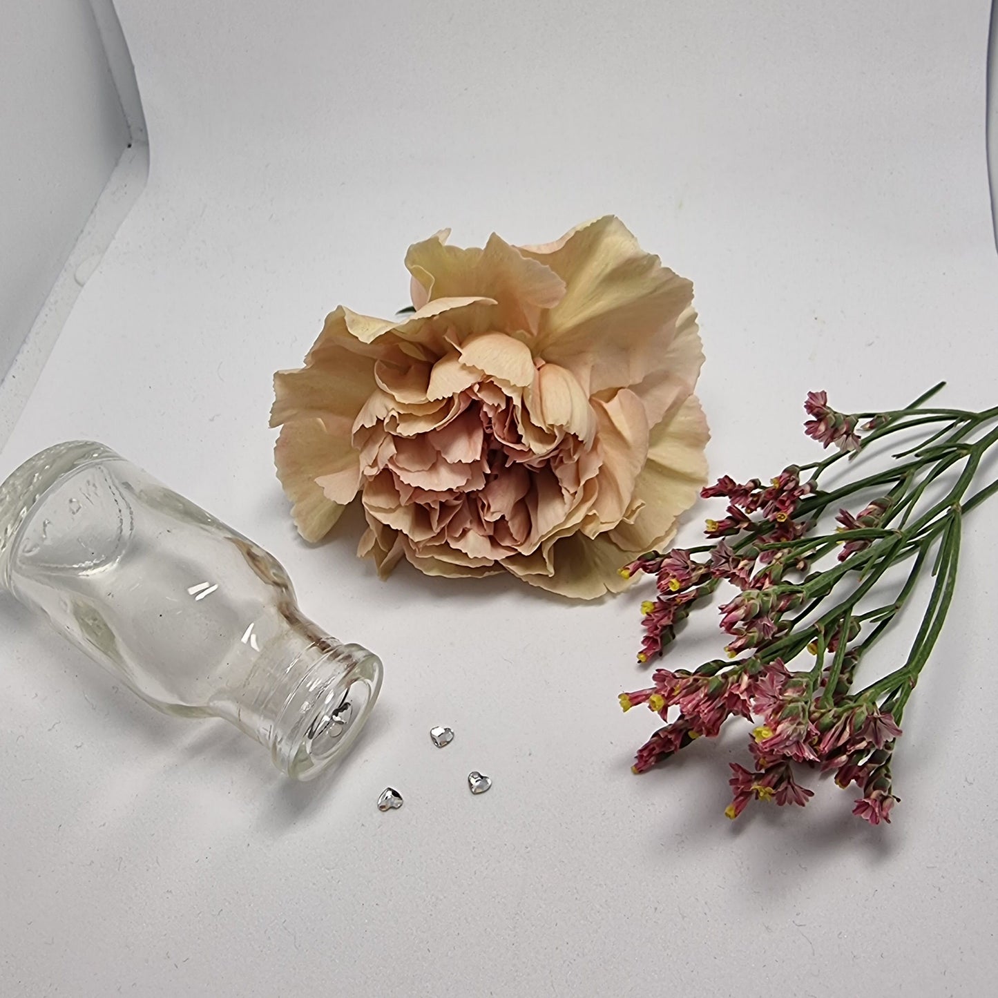 Clear Heart Crystal Tooth Gem