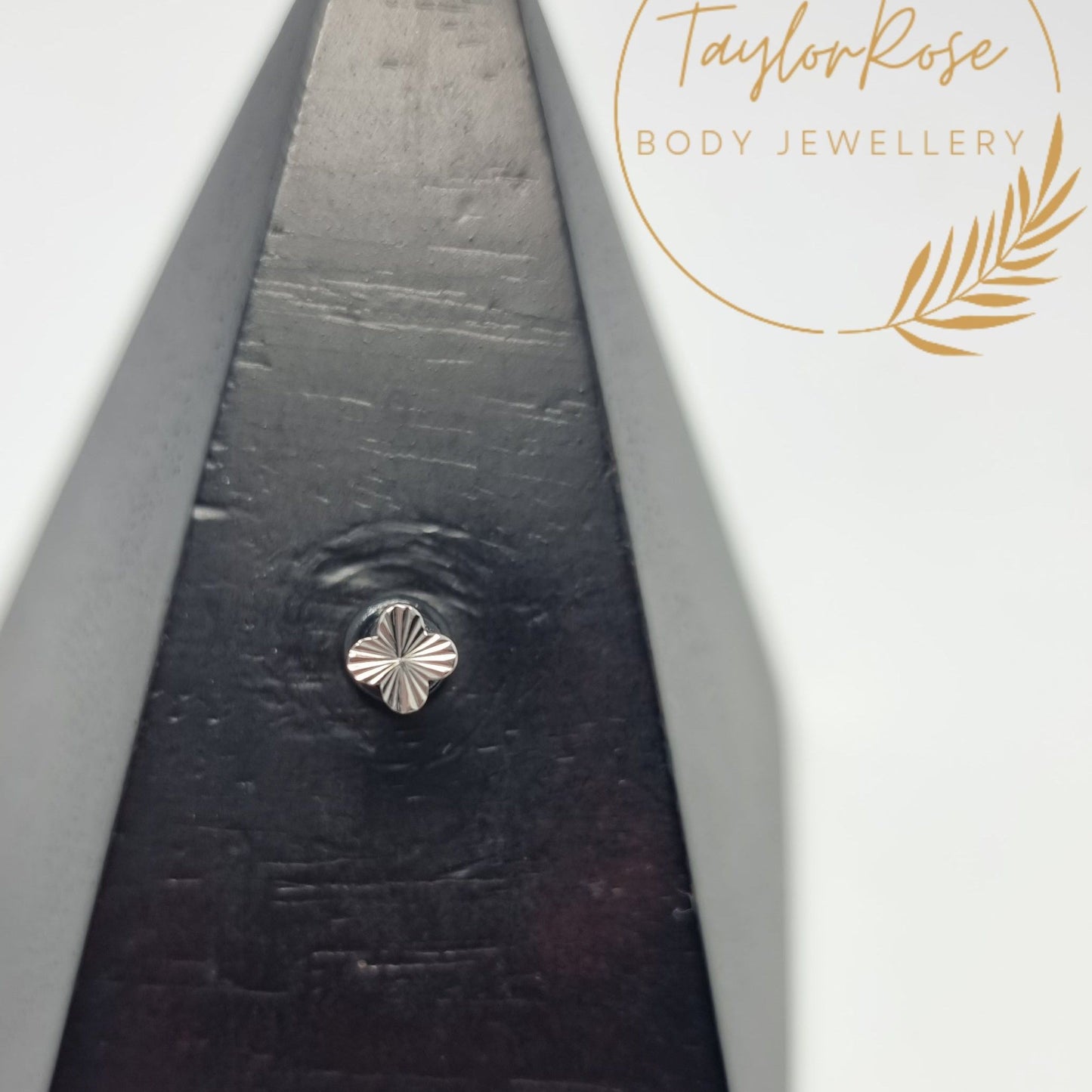 Classic Titanium Etched Clover