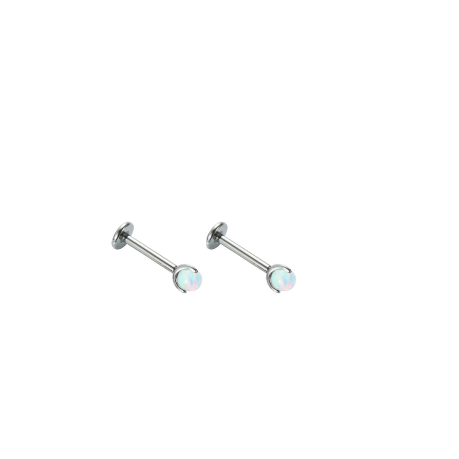 *Titanium & White Opal