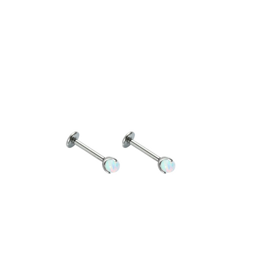 *Titanium & White Opal