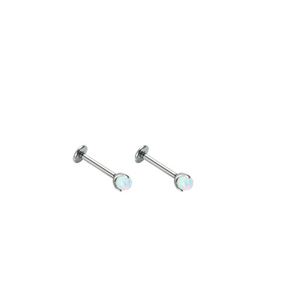 *Titanium & White Opal