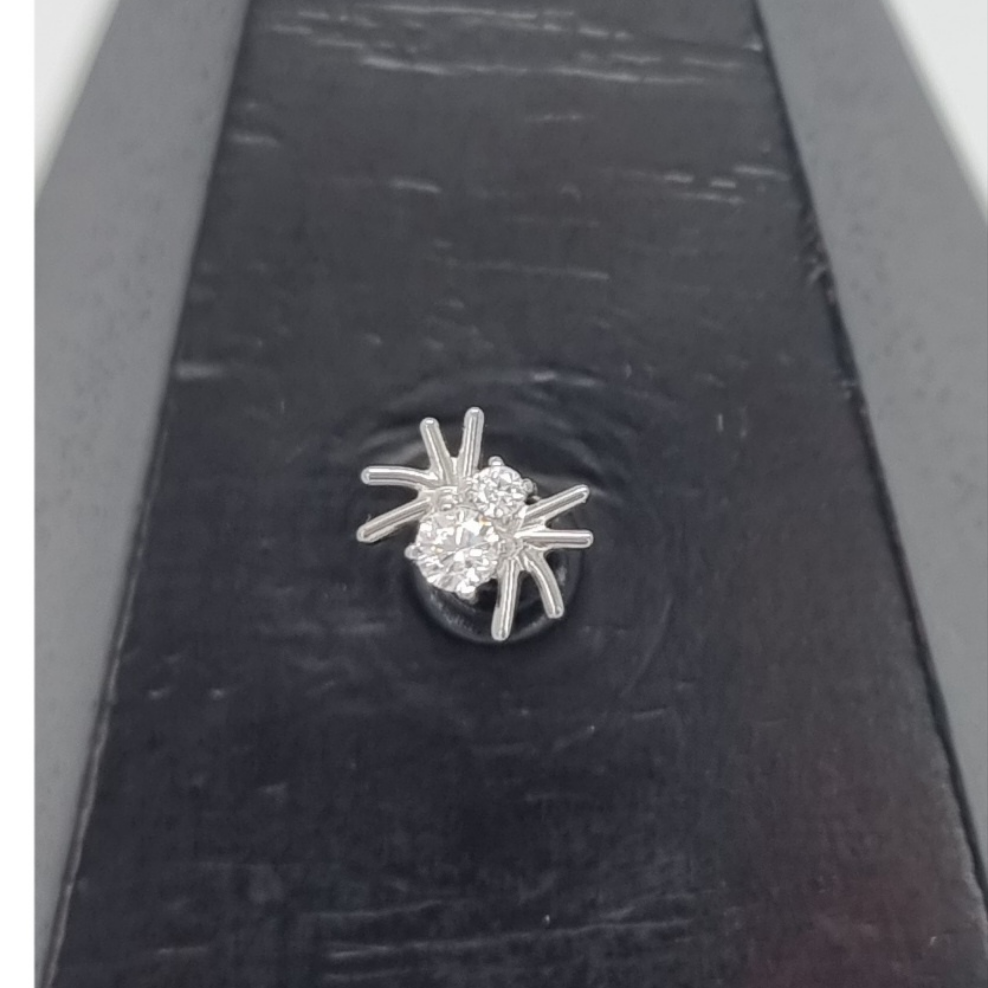 Clear Crystal & Titanium Spider