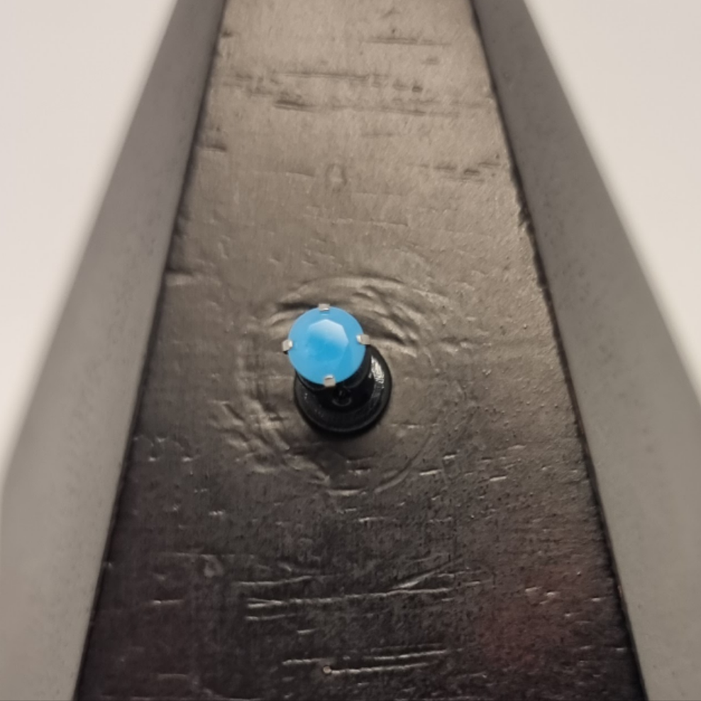 Blue Opal Prong Set Attachment 4mm