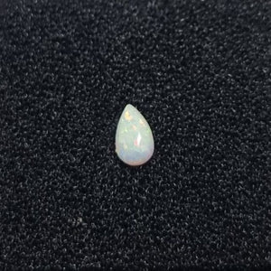 White Pear Opal Cabochon Tooth Gem - OP17