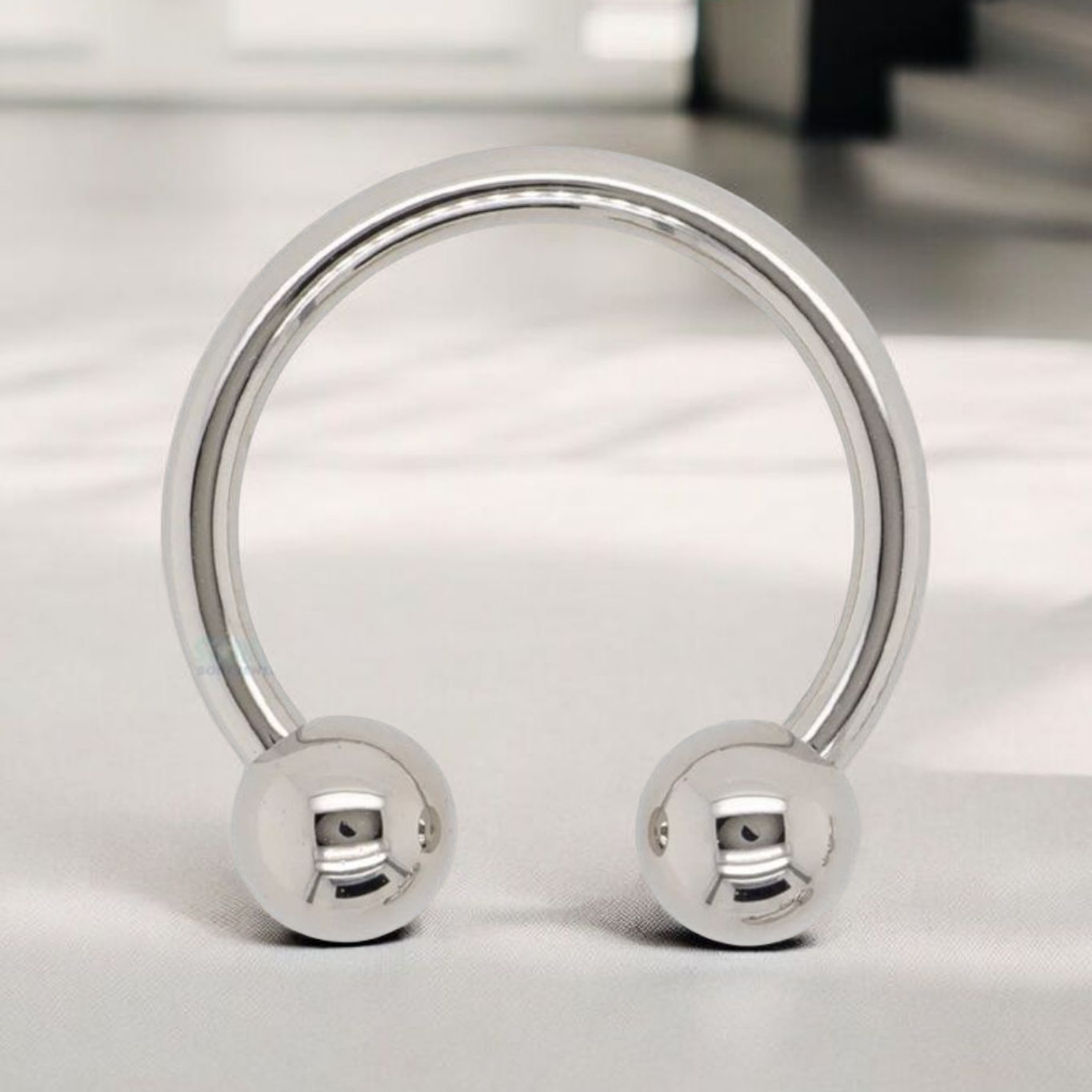 Classic Ball Titanium Circular Barbell.