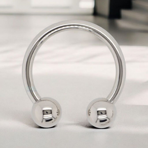 Classic Ball Titanium Circular Barbell.