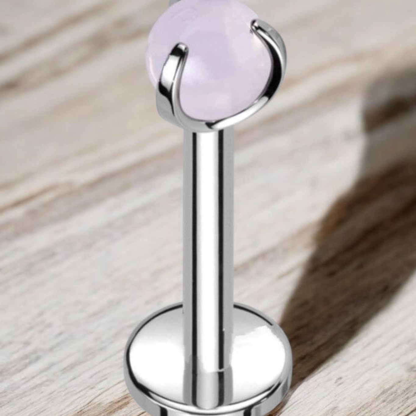 Shimmer Blush Opal Earrings