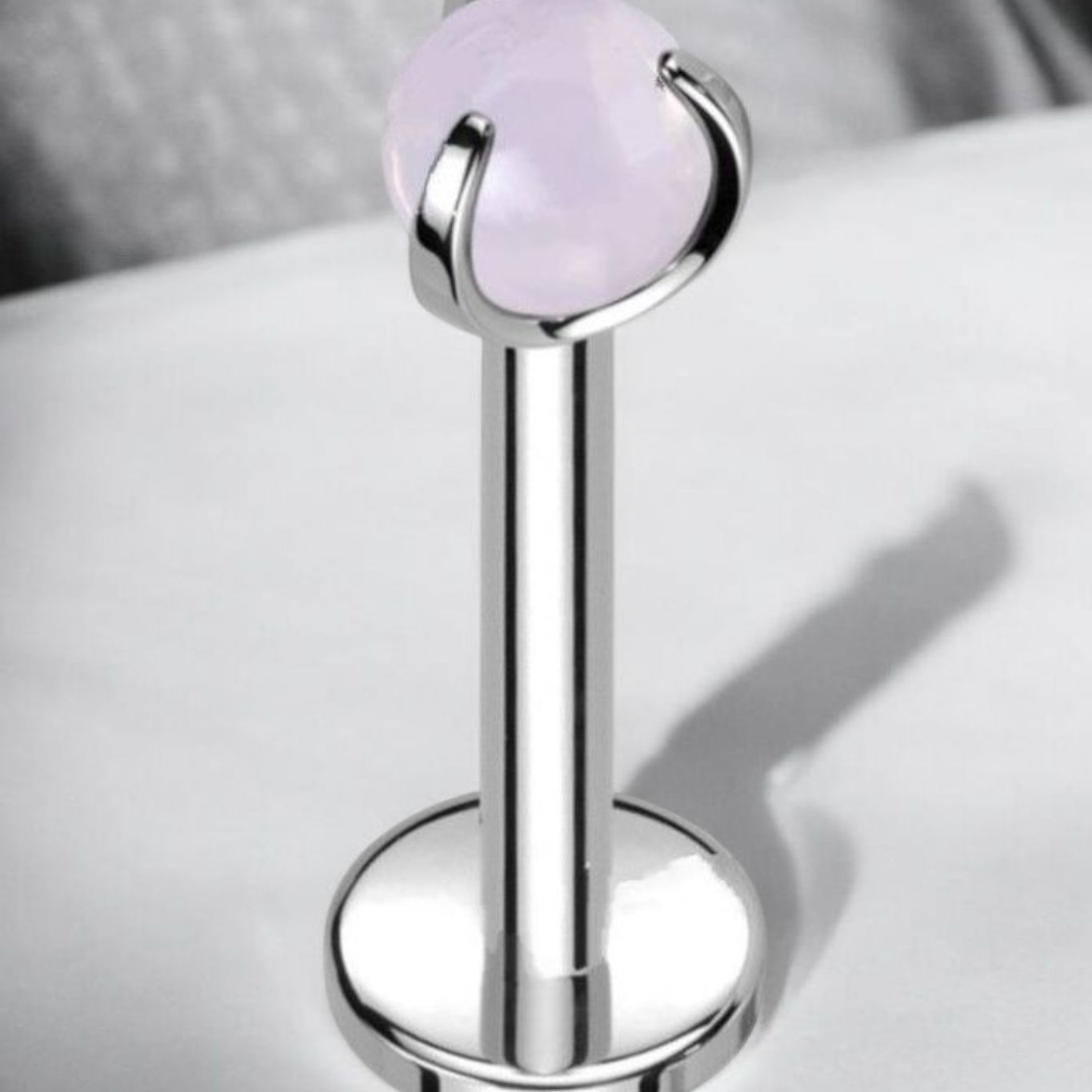 Shimmer Blush Opal Earrings