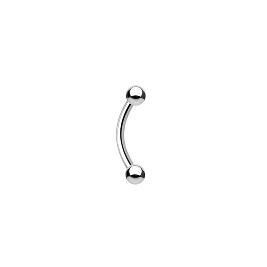 Classic Ball Titanium Curved Barbell.