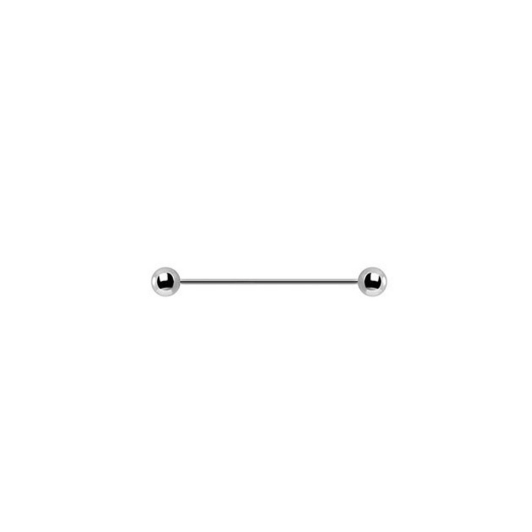 Classic Ball Titanium Straight Barbell.