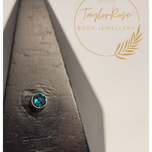 Swarovski Emerald Green Flat Attachment 1.2mm