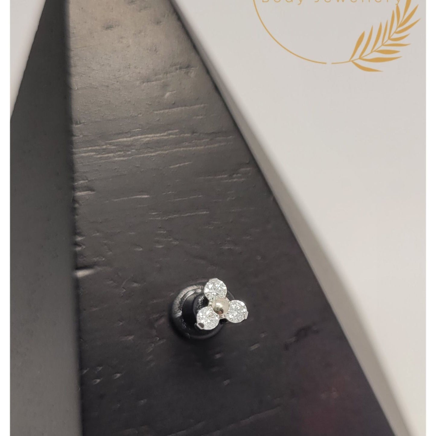 Trio Clear Cubic Zirconia Attachment