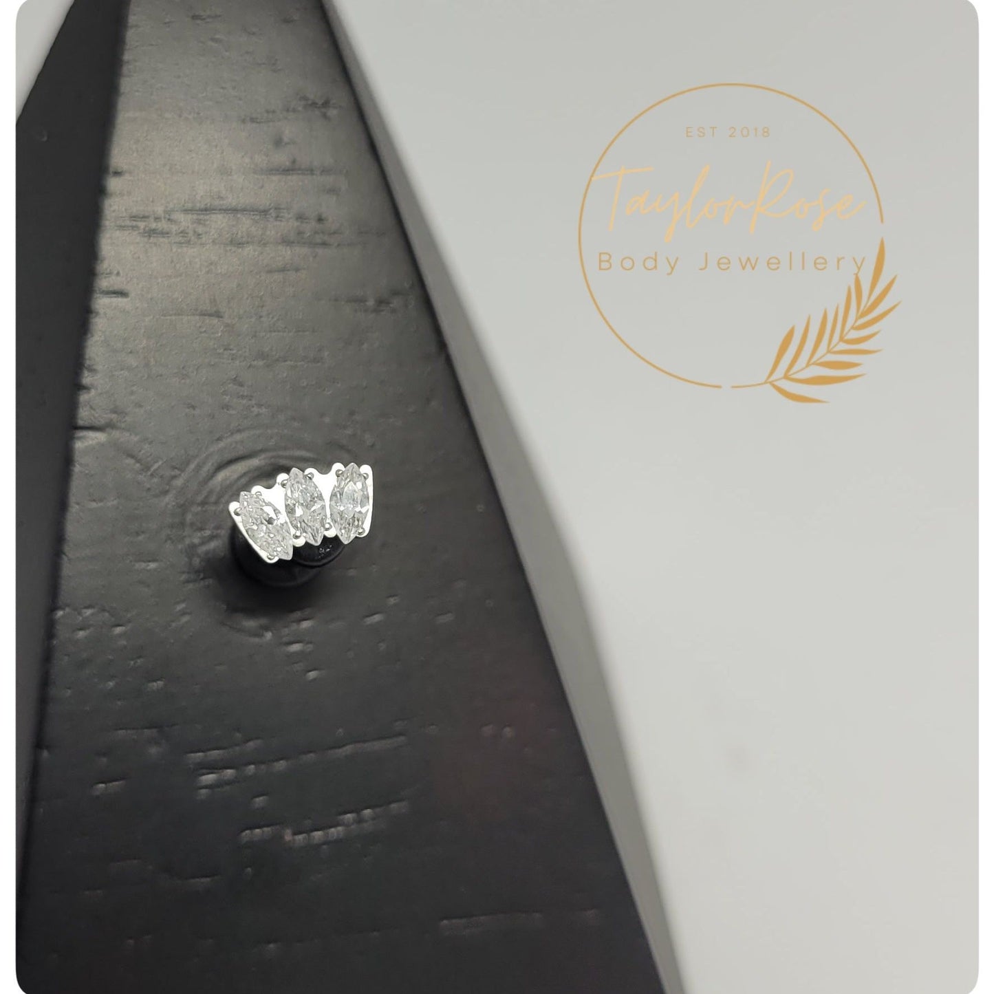 *Marquise Cubic Zirconia Attachment