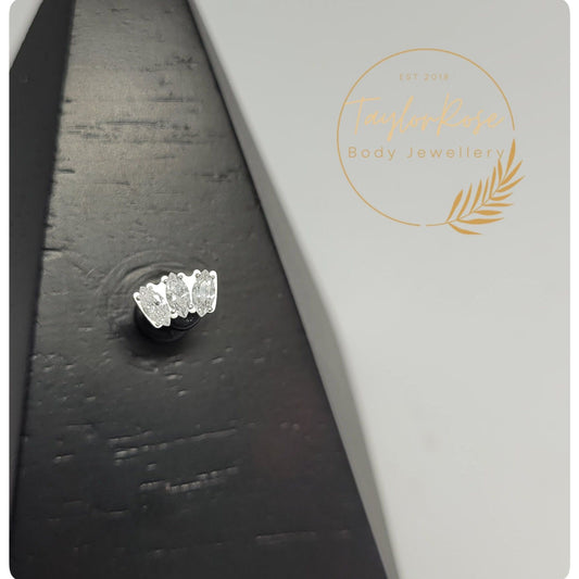 *Marquise Cubic Zirconia Attachment