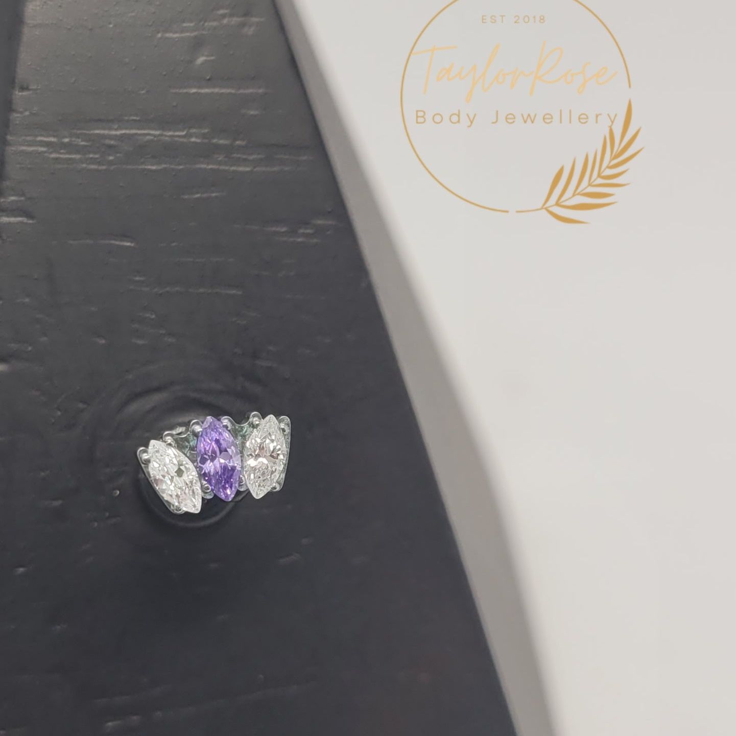 *Marquise Cubic Zirconia Attachment
