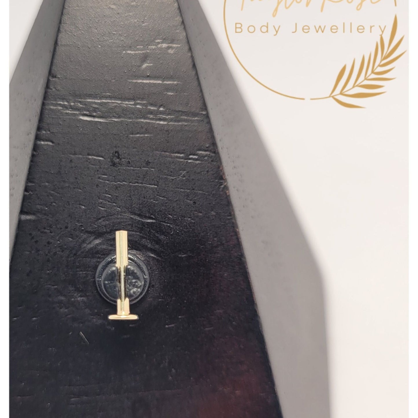14k Solid Gold & CZ Flower Attachment and Post 'The Floraline'