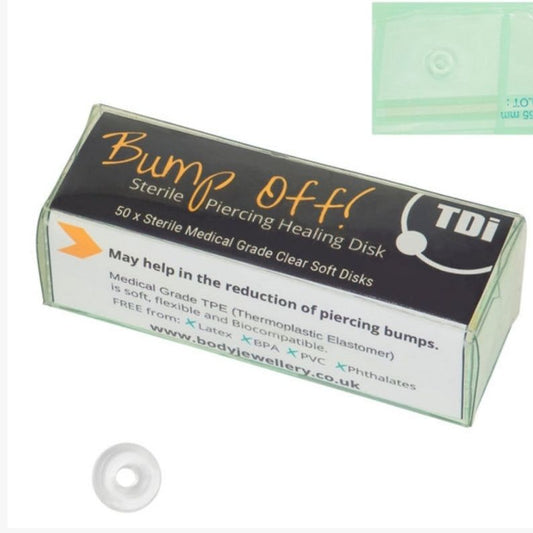 Sterile Bump Off Piercing Healing Disk X2